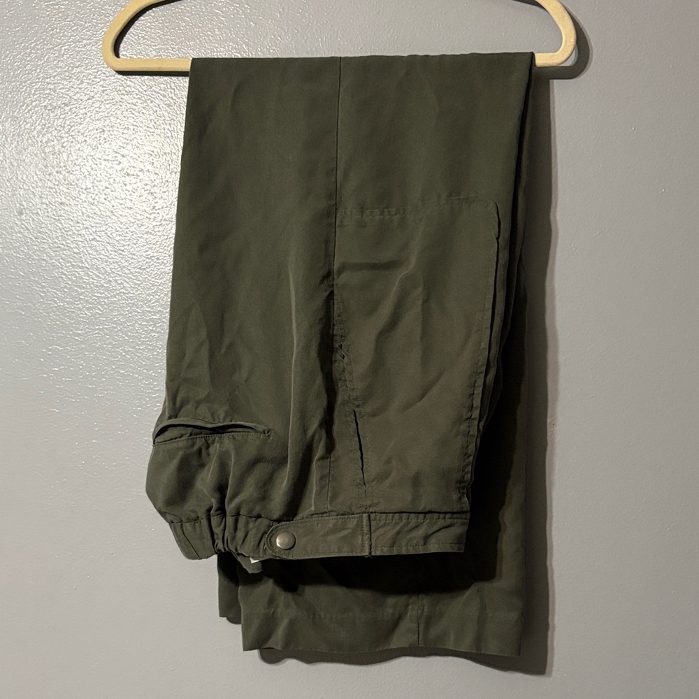 Banana Republic Sage Green Wide Leg Pants